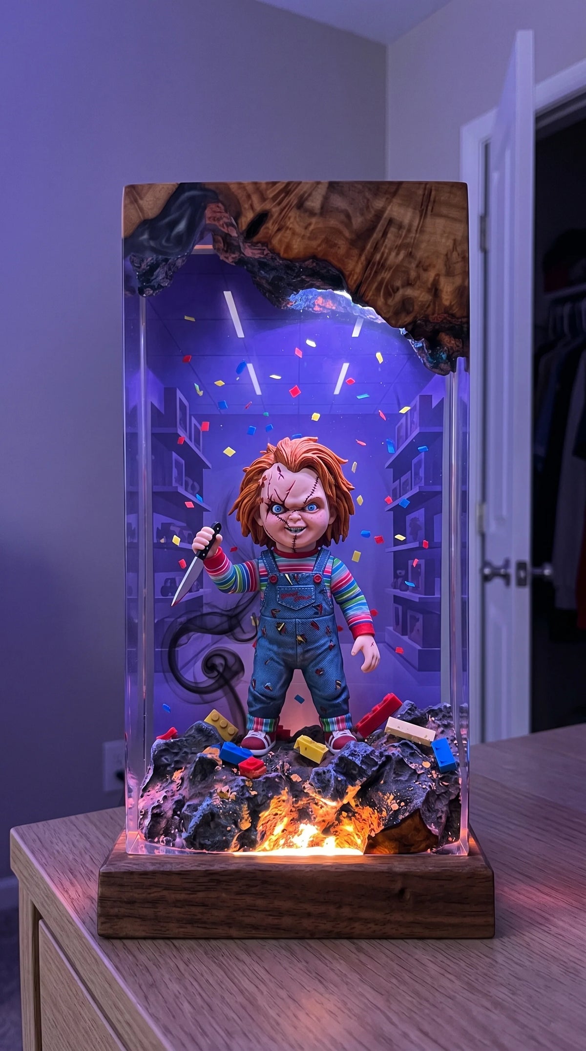 Horror Resin Lamps