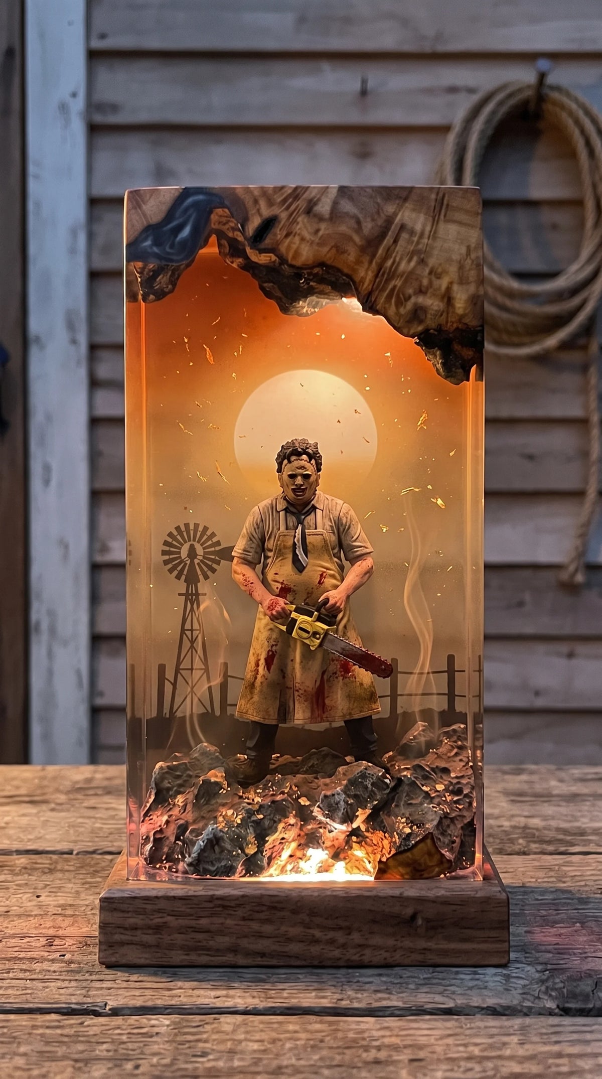 Horror Resin Lamps